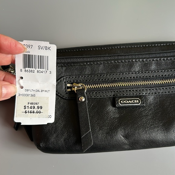 NWT Coach Daisy Double Zip Wallet/Wristlet - Picture 11 of 11